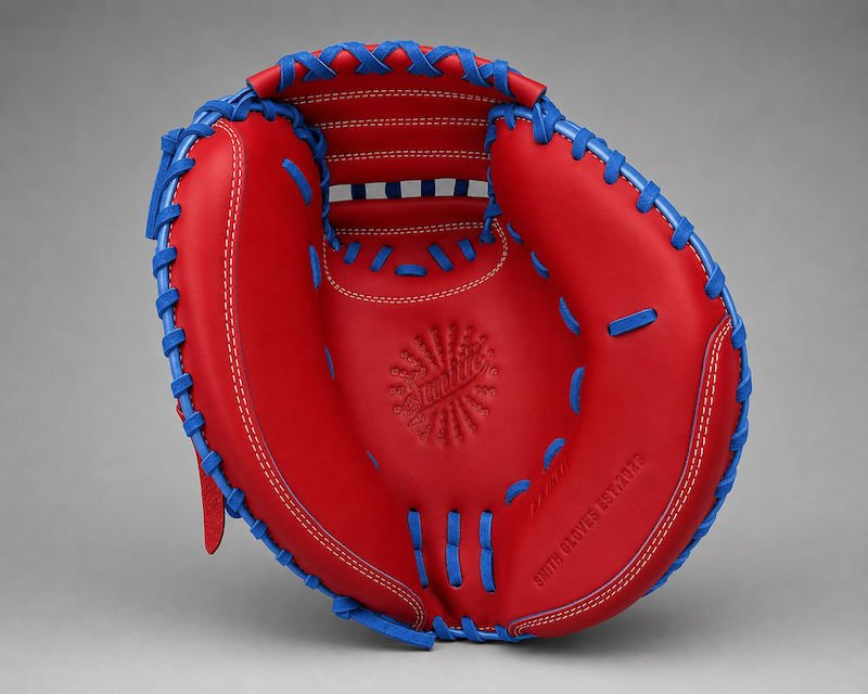 Smith BBCM-Red n Blue (Baseball Catchers Glove)