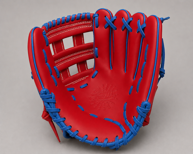 Smith FGHW-Red Blue n White Baseball and Softball Glove
