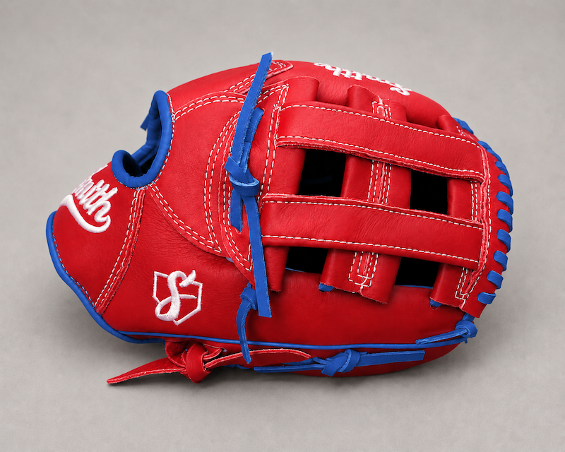 Smith FGHW-Red Blue n White Baseball and Softball Glove