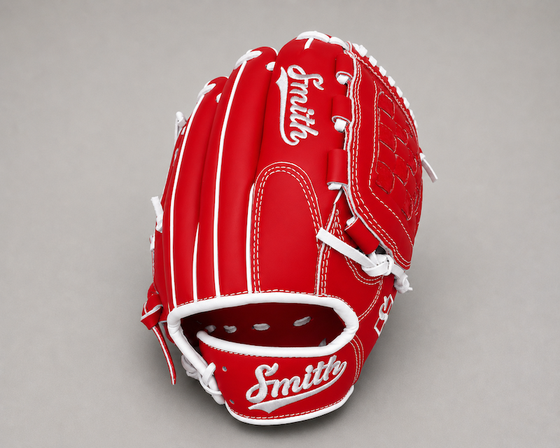 Smith FGBW-Red n White Baseball and Softball Glove