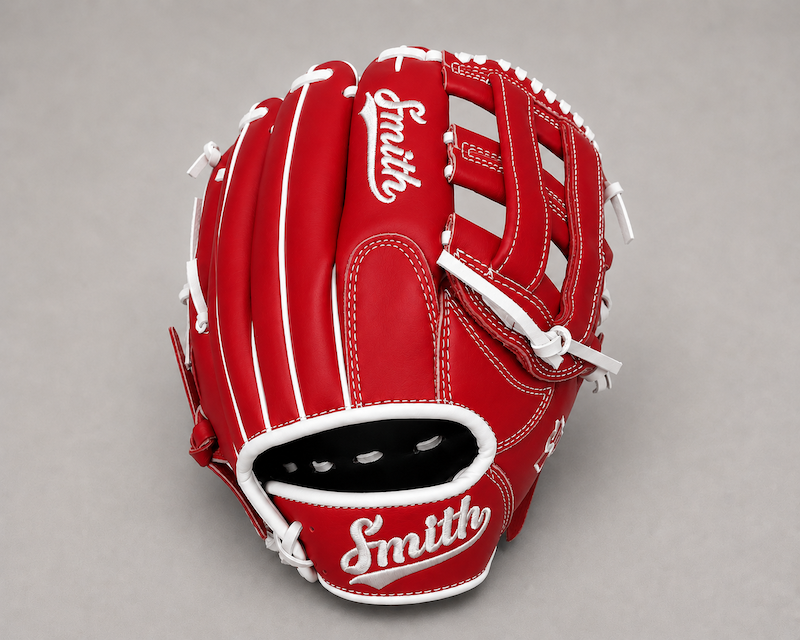 Smith FGHW-Red n White Baseball and Softball Glove