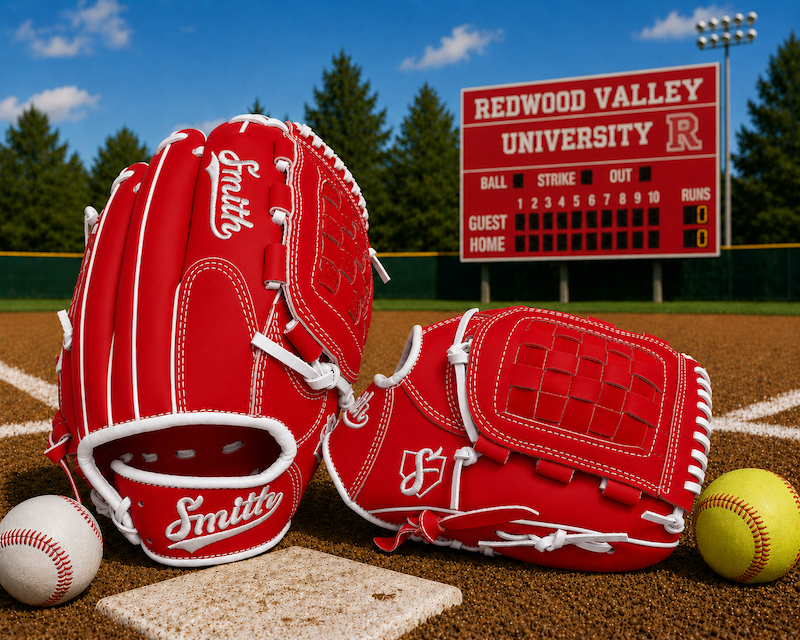 Smith FGBW-Red n White Baseball and Softball Glove