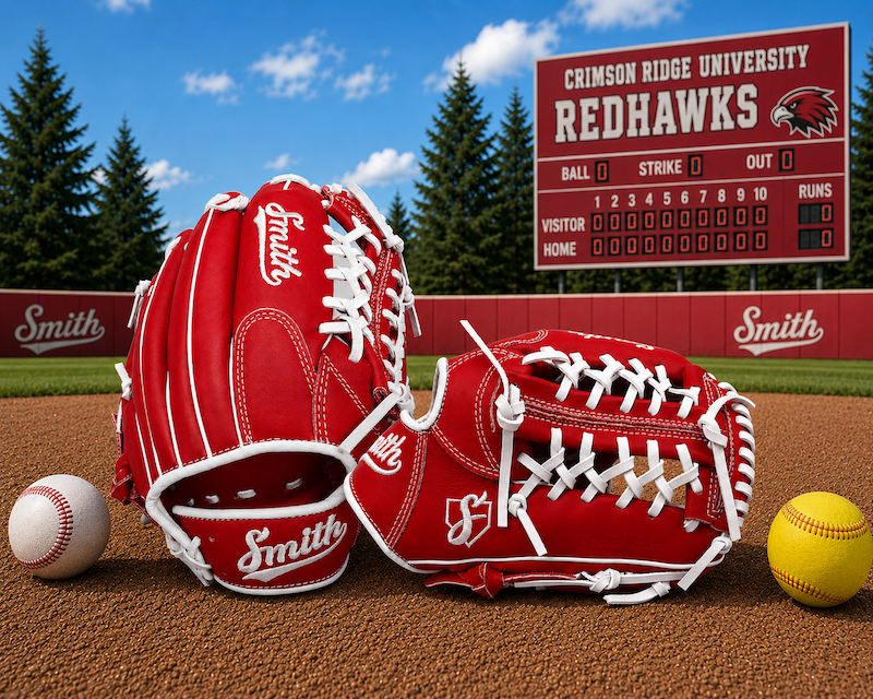 Smith FGNW-Red n White Baseball and Softball Glove