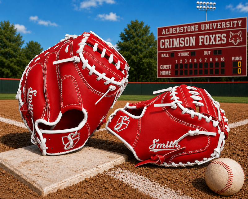 Smith BCM-Red n White (Baseball Catchers Mitt)