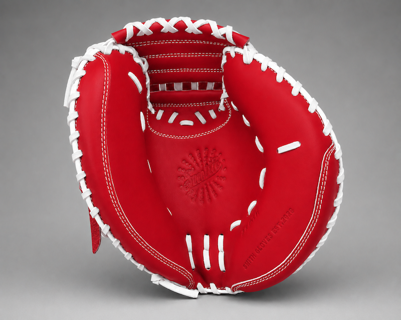 Smith BCM-Red n White (Baseball Catchers Mitt)