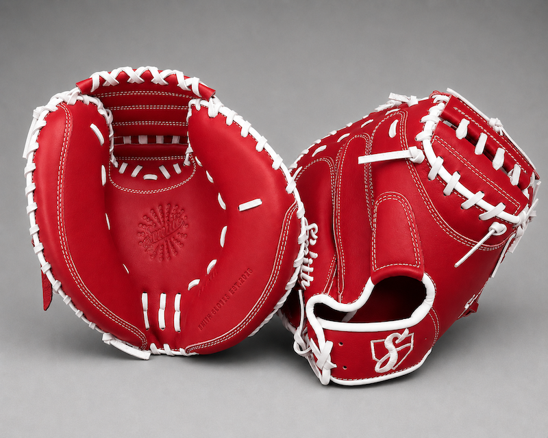 Smith BCM-Red n White (Baseball Catchers Mitt)