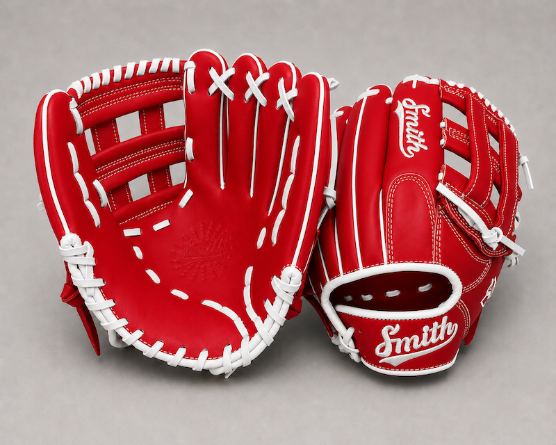 Smith FGHW-Red n White Baseball and Softball Glove