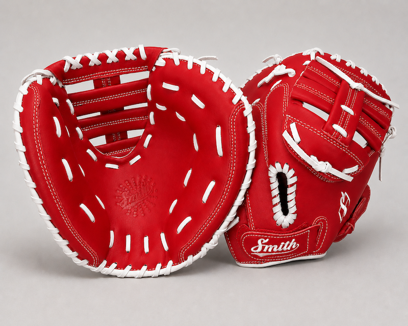 Smith SBCM-Red n White (Softball Catchers Glove)