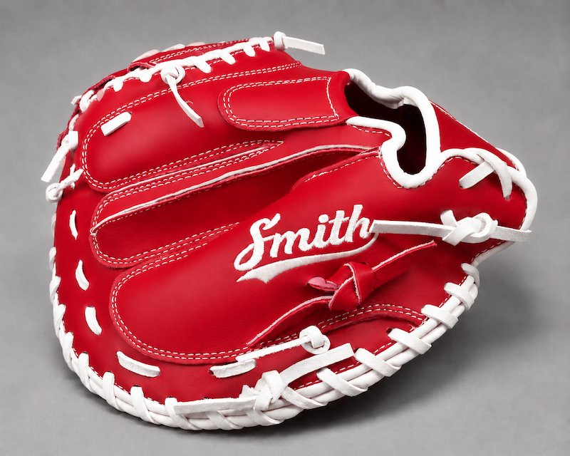 Smith BCM-Red n White (Baseball Catchers Mitt)