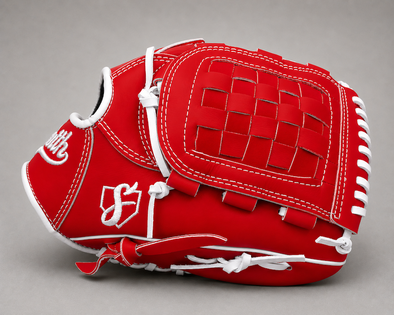 Smith FGBW-Red n White Baseball and Softball Glove