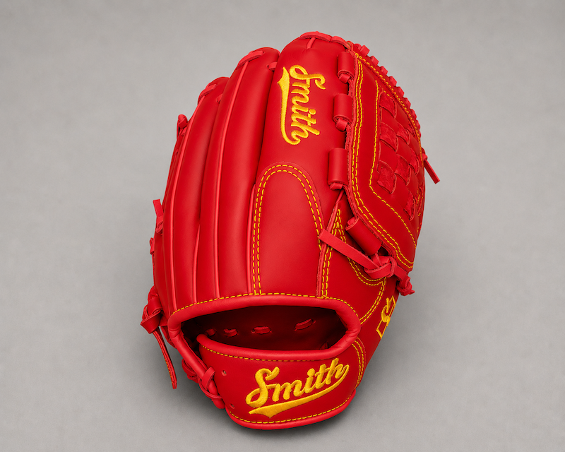 Smith FGBW-Red n Yellow Baseball and Softball Glove
