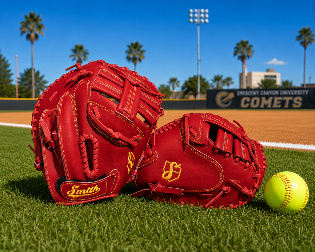 Smith SBCM-Red Yellow (Softball Catchers Glove)