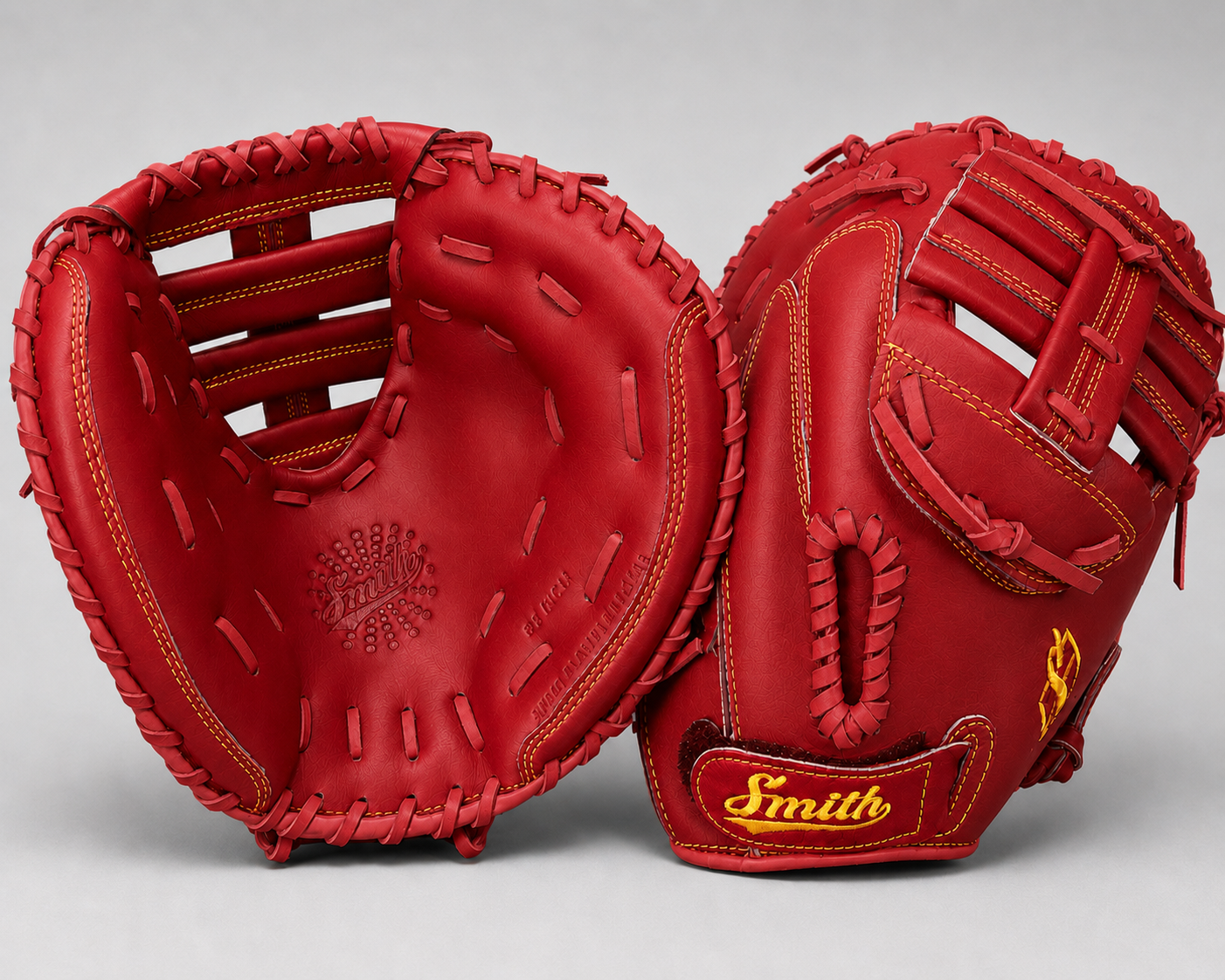 Smith SBCM-Red Yellow (Softball Catchers Glove)