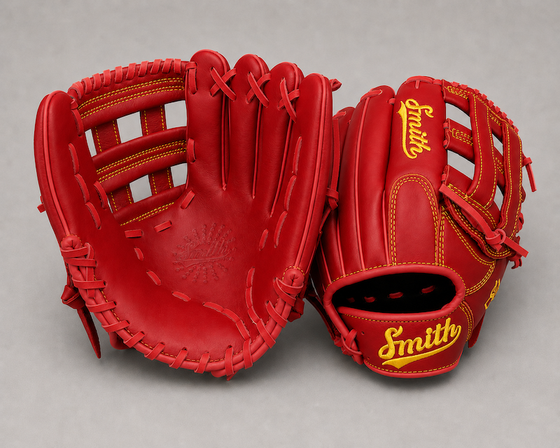 Smith FGHW-Red n Yellow Baseball and Softball Glove