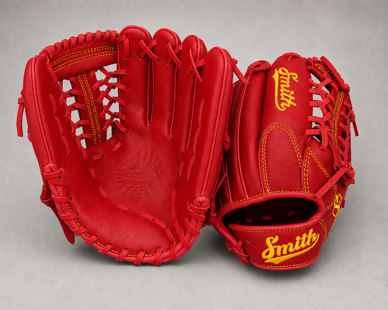 Smith FGNW-Red n Yellow Baseball and Softball Glove