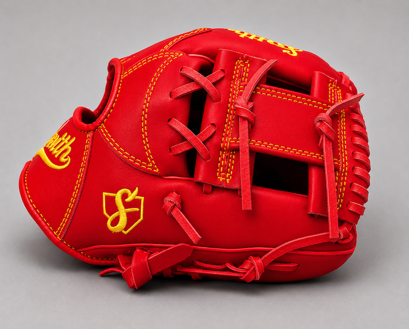 Smith FGIW-Red n Yellow Baseball and Softball Glove