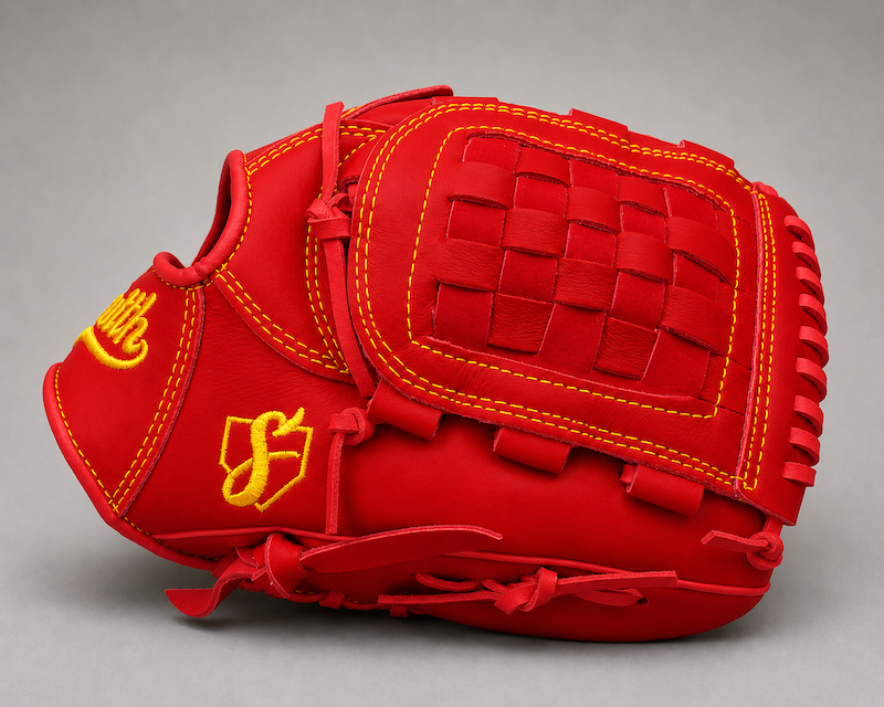Smith FGBW-Red n Yellow Baseball and Softball Glove
