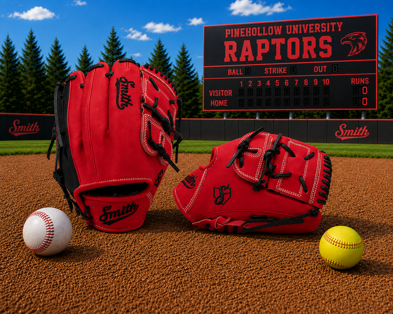Smith FG2PW-Red n Black Baseball and Softball Glove