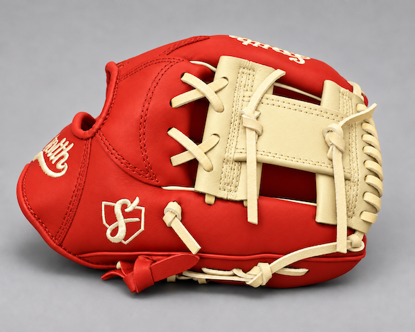 Smith FGIW-Red n Blonde Web Baseball and Softball Glove
