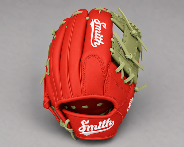 Smith FGIW-Red n Green Web Baseball and Softball Glove