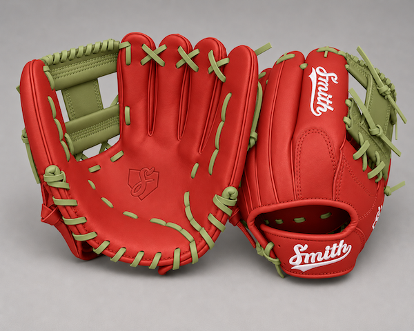 Smith FGIW-Red n Green Web Baseball and Softball Glove