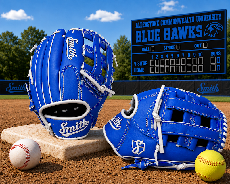 Smith FGHW-Royal Blue n White Baseball and Softball Glove