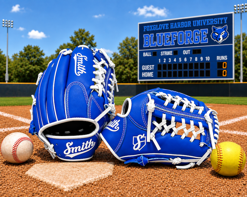 Smith FGNW-Royal Blue n White Baseball and Softball Glove