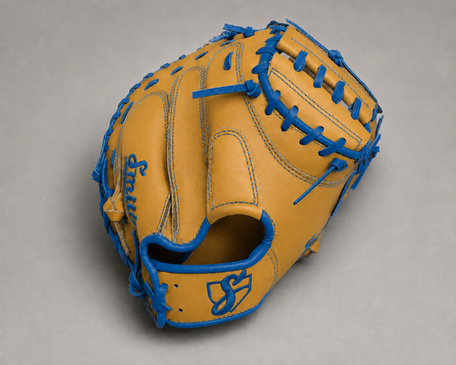 Smith BCM-Traditional Tan n Blue (Baseball Catchers Mitt)