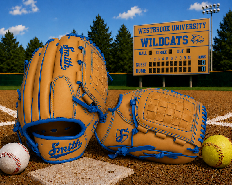 Smith FGBW-Traditional Tan n Blue Baseball and Softball Glove