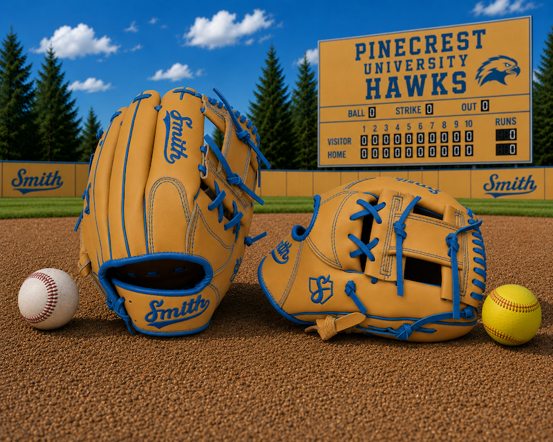Smith FGIW-Traditional Tan n Blue Baseball and Softball Glove