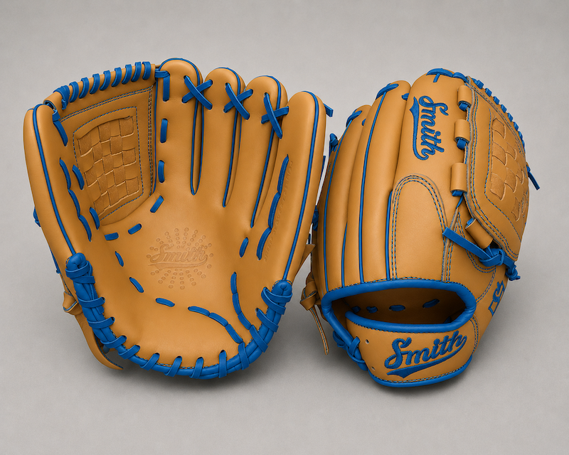 Smith FGBW-Traditional Tan n Blue Baseball and Softball Glove