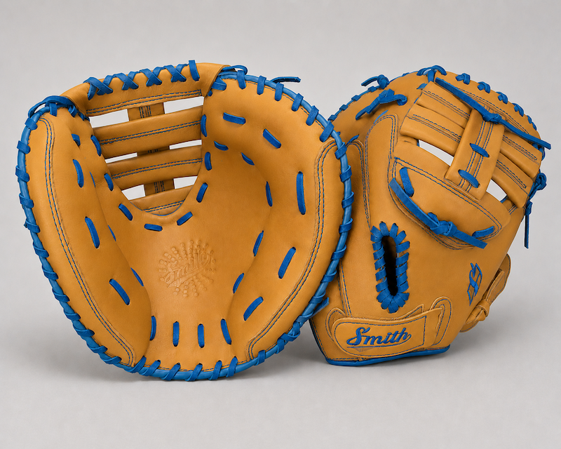 Smith SBCM-Traditional Tan n Blue (Softball Catchers Glove)