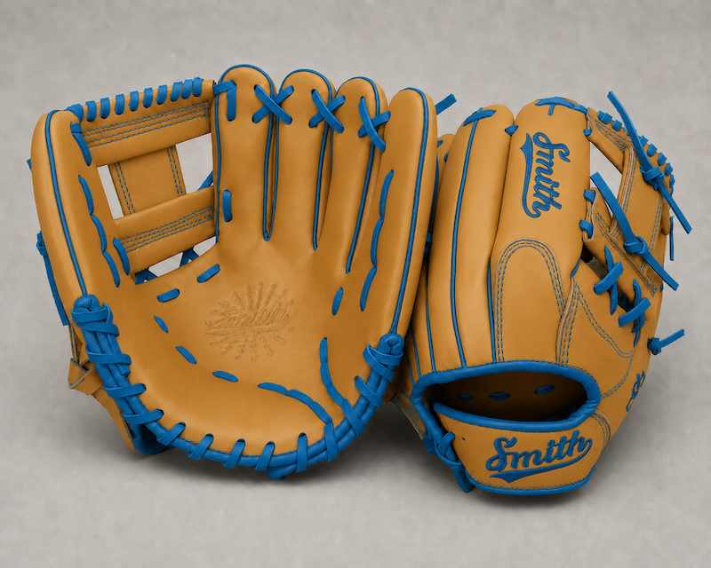 Smith FGIW-Traditional Tan n Blue Baseball and Softball Glove