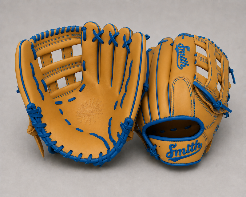 Smith FGHW-Traditional Tan n Blue Baseball and Softball Glove