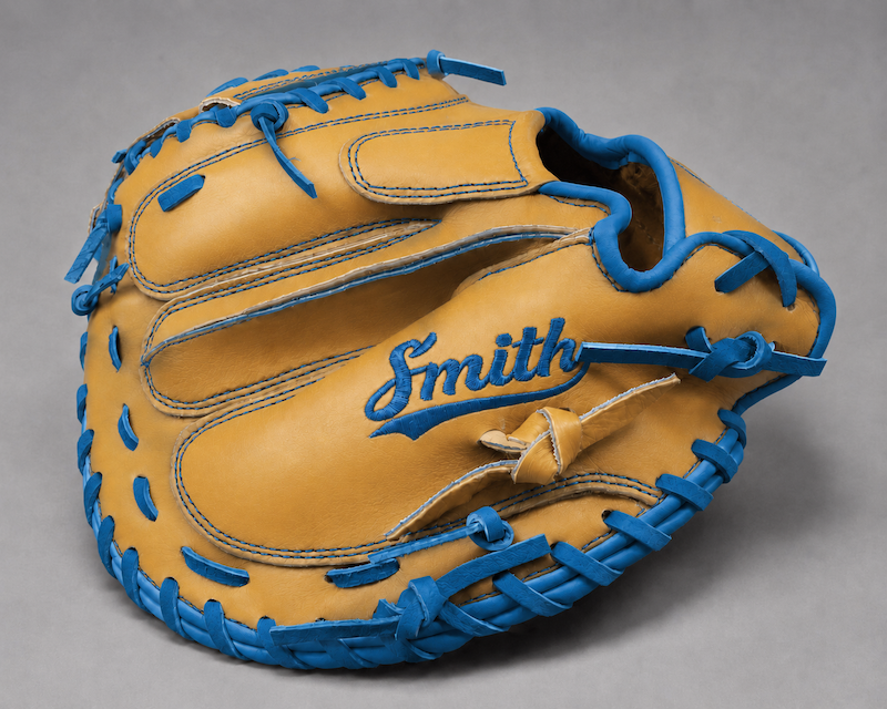 Smith BCM-Traditional Tan n Blue (Baseball Catchers Mitt)