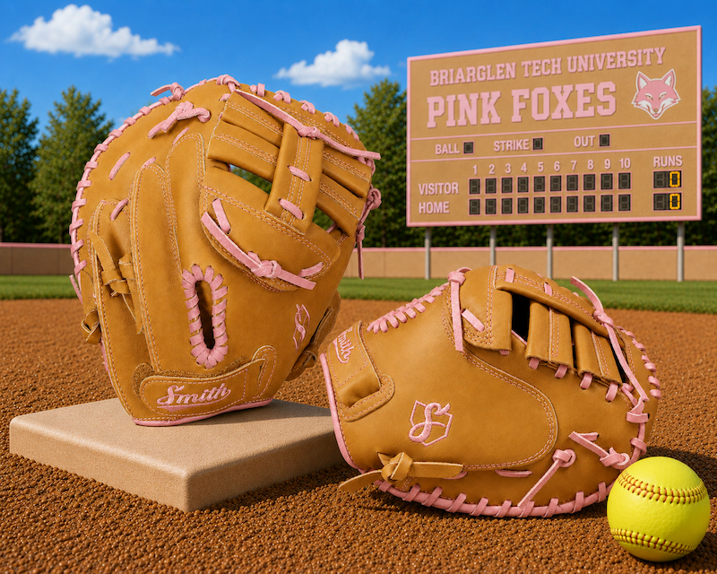 Smith SBCM-Traditional Tan n Pink (Softball Catchers Glove)