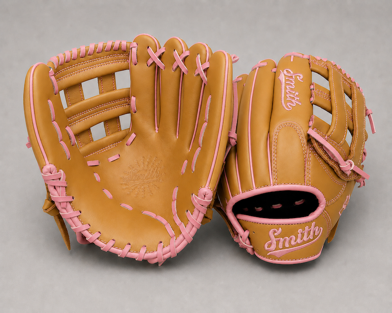 Smith FGHW-Traditional Tan n Pink Baseball and Softball Glove