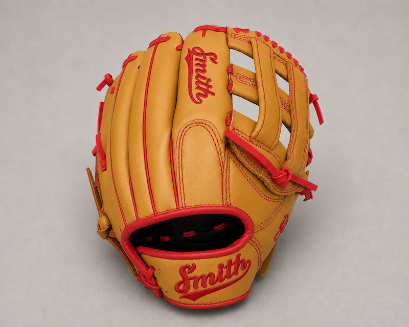 Smith FGHW-Traditional Tan n Red Baseball and Softball Glove
