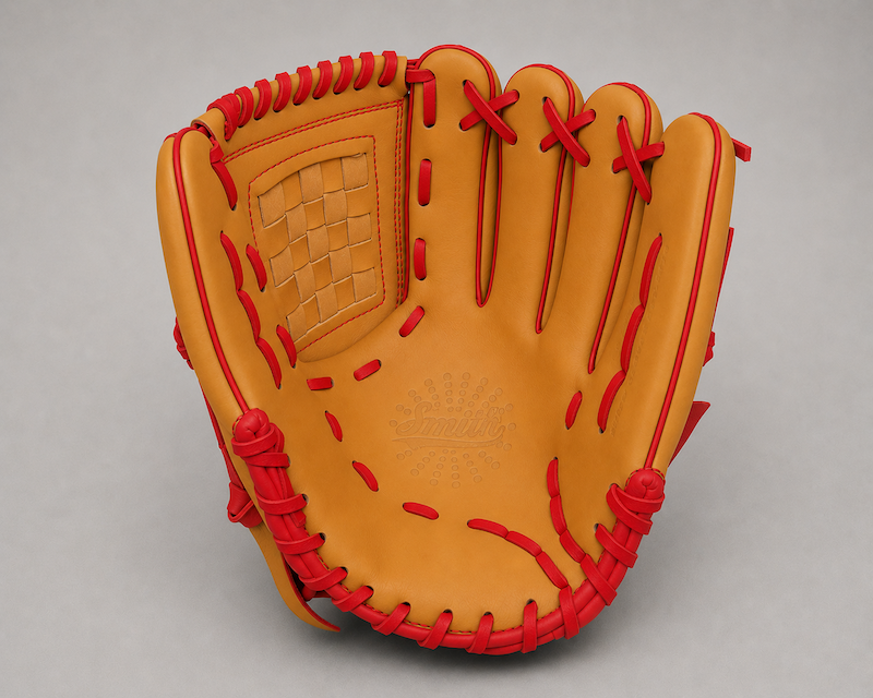 Smith FGBW-Traditional Tan n Red Baseball and Softball Glove