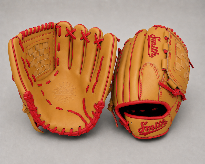 Smith FGBW-Traditional Tan n Red Baseball and Softball Glove