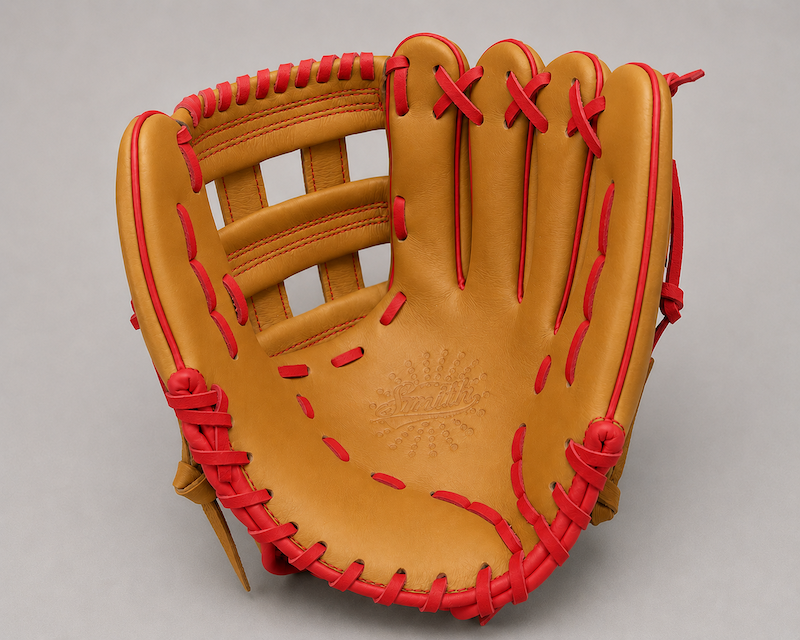 Smith FGHW-Traditional Tan n Red Baseball and Softball Glove