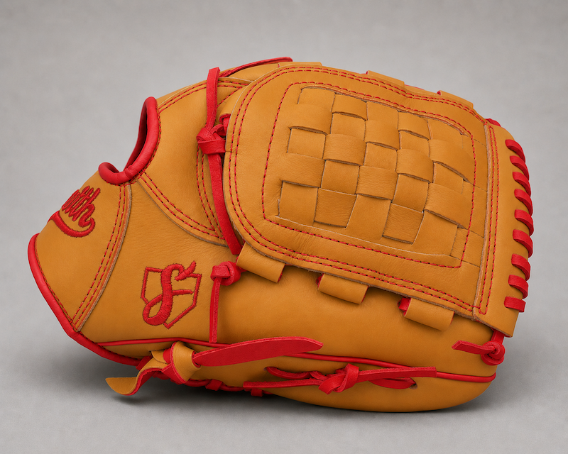 Smith FGBW-Traditional Tan n Red Baseball and Softball Glove