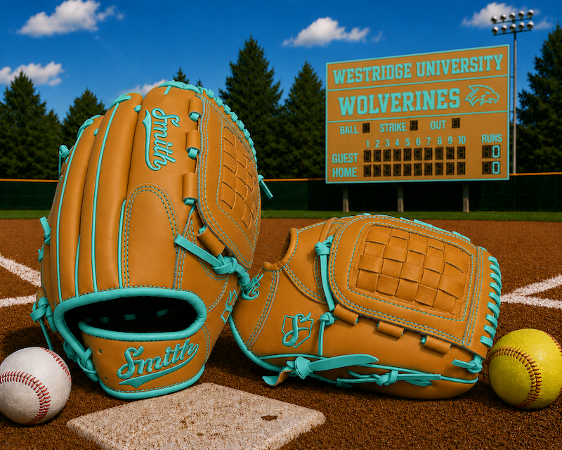 Smith FGBW-Traditional Tan n Teal Baseball and Softball Glove
