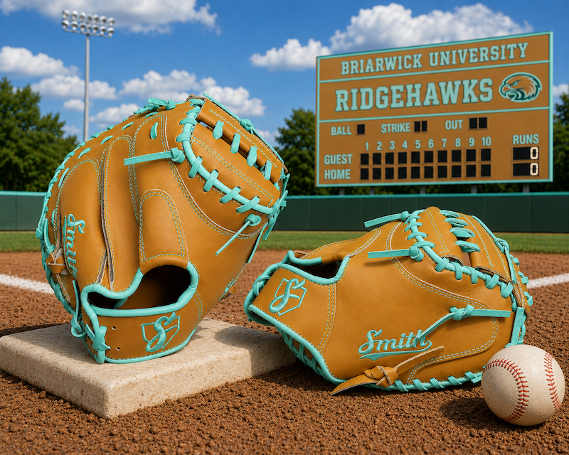 Smith BCM-Traditional Tan n Teal (Baseball Catchers Mitt)