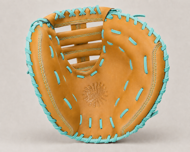 Smith SBCM-Traditional Tan n Teal (Softball Catchers Glove)