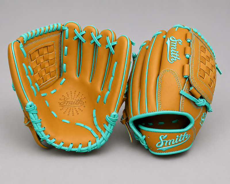 Smith FGBW-Traditional Tan n Teal Baseball and Softball Glove