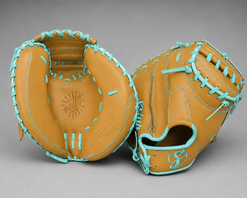 Smith BCM-Traditional Tan n Teal (Baseball Catchers Mitt)