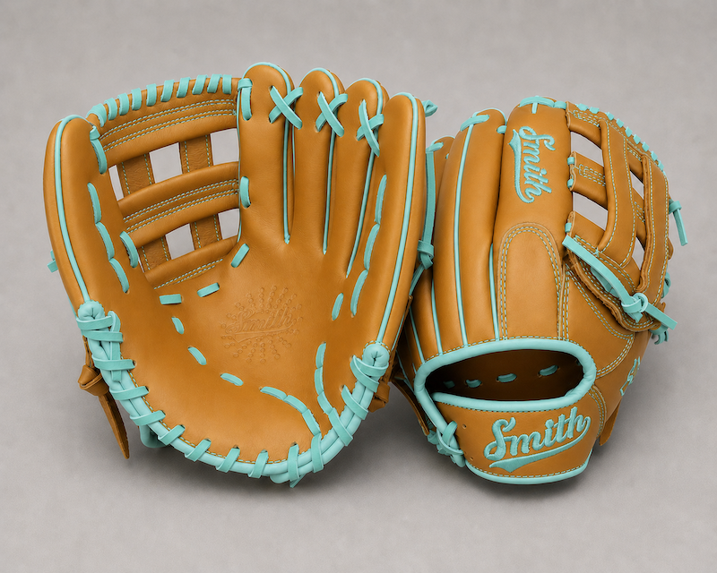 Smith FGHW-Traditional Tan n Teal Baseball and Softball Glove