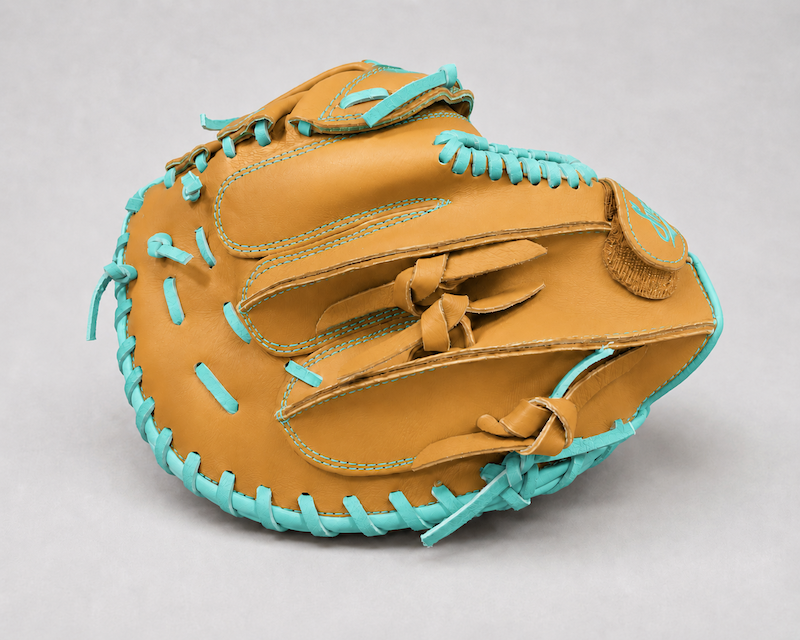 Smith SBCM-Traditional Tan n Teal (Softball Catchers Glove)