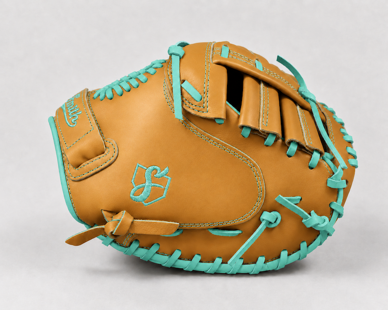 Smith SBCM-Traditional Tan n Teal (Softball Catchers Glove)